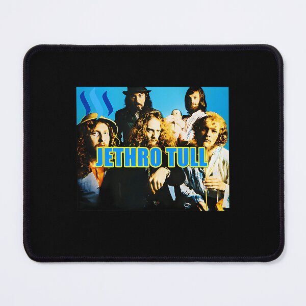 Item preview, Jethro Tull Blue Header Steam Icons Band Members Portrait designed and sold by CHARACTERS SR COMICON.