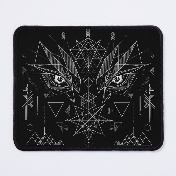Item preview, ystical Geometric Wolf designed and sold by Rama KLK.
