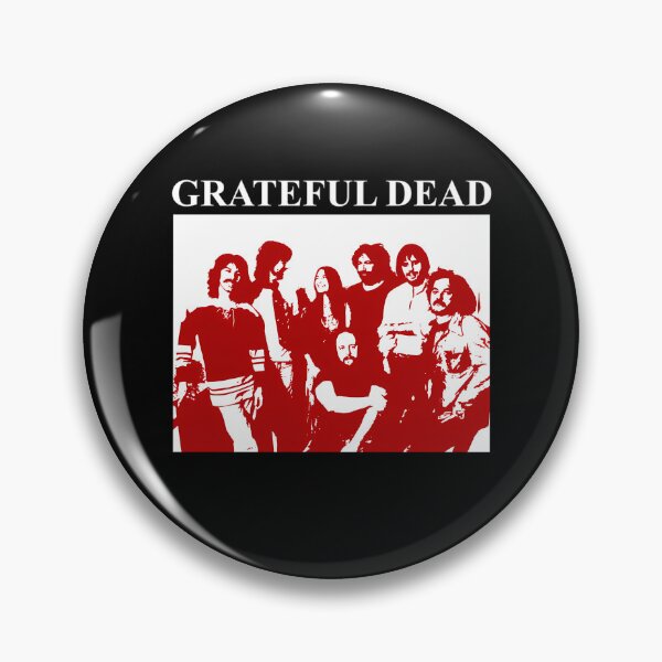 Item preview, Grateful Dead Red And White Group Portrait Silhouette designed and sold by CHARACTERS  SR COMICON.