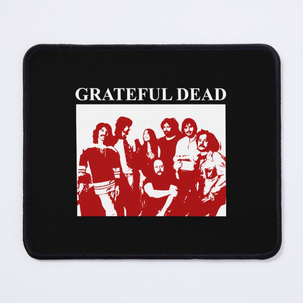 Item preview, Grateful Dead Red And White Group Portrait Silhouette designed and sold by CHARACTERS SR COMICON.