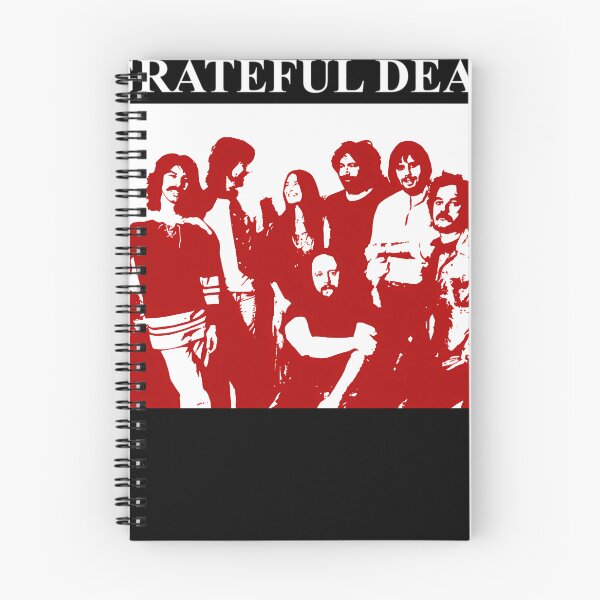Item preview, Grateful Dead Red And White Group Portrait Silhouette designed and sold by CHARACTERS  SR COMICON.