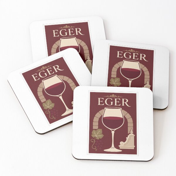 Item preview, Eger Red Wine Travel Poster designed and sold by Beyond Destinations.
