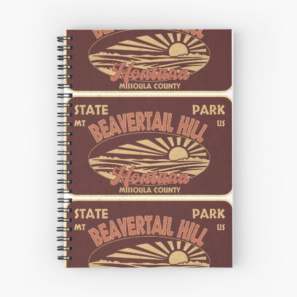 Item preview, Beavertail Hill State Park, Missoula County, Montana, badge design designed and sold by Wanderful-roads.