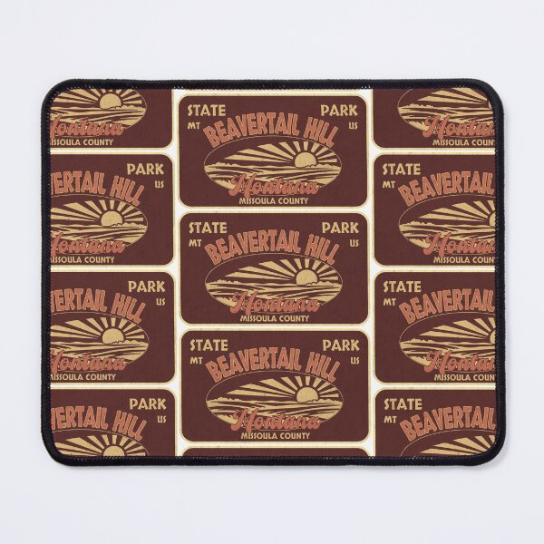 Item preview, Beavertail Hill State Park, Missoula County, Montana, badge design designed and sold by Wanderful-roads.