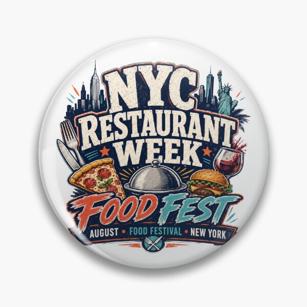 Item preview, NYC Restaurant Week Food Festival Celebration designed and sold by IRON WINGS /USAF.