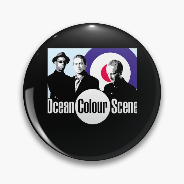 Item preview, Ocean Colour Scene Round Target Target Badge Members Portrait designed and sold by CHARACTERS  SR COMICON.