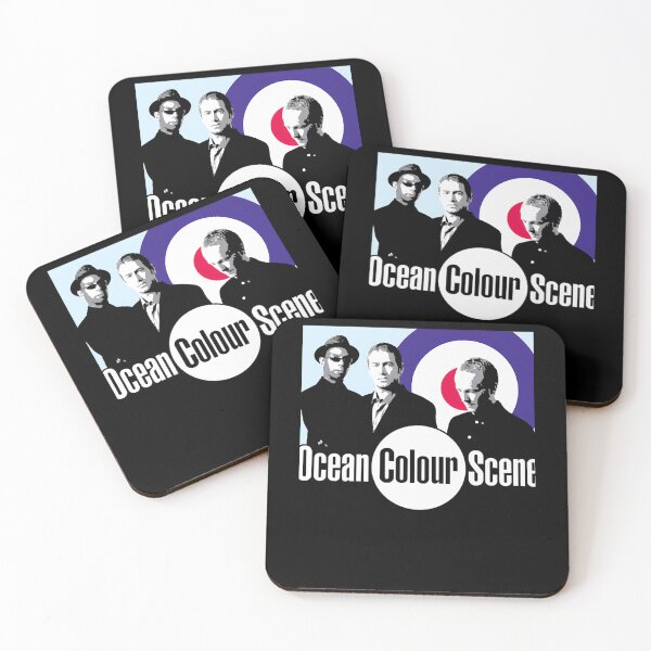 Item preview, Ocean Colour Scene Round Target Target Badge Members Portrait designed and sold by CHARACTERS  SR COMICON.