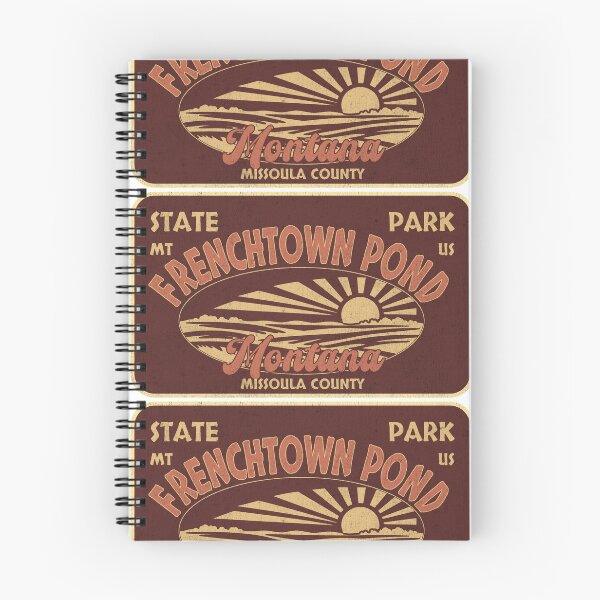 Item preview, Frenchtown Pond State Park, Missoula County, Montana, badge design designed and sold by Wanderful-roads.