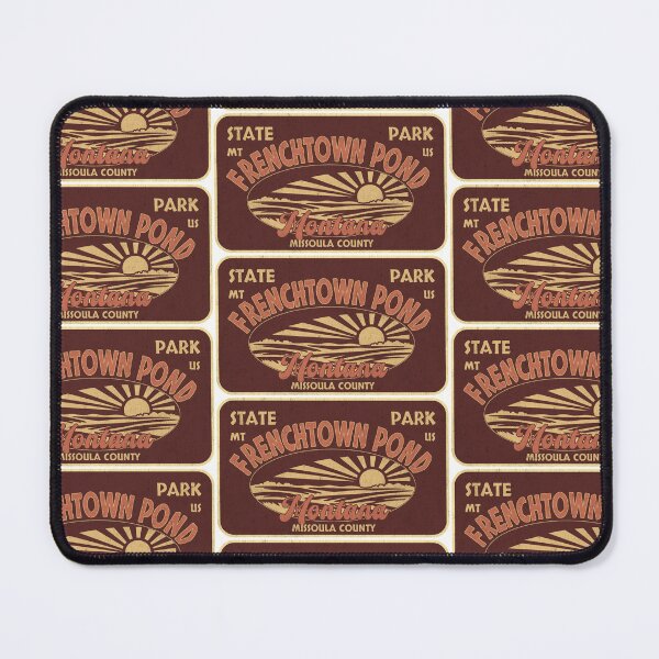 Item preview, Frenchtown Pond State Park, Missoula County, Montana, badge design designed and sold by Wanderful-roads.