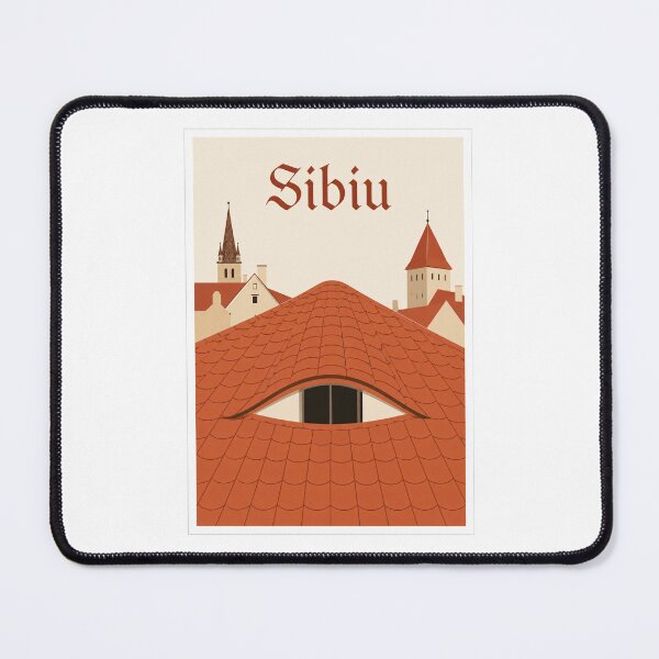Item preview, Sibiu Eyes of the City Poster designed and sold by Beyond Destinations.