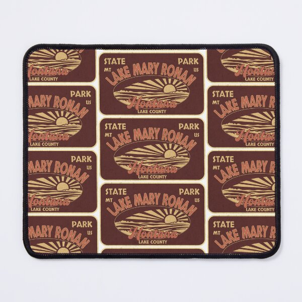 Item preview, Lake Mary Ronan State Park, Lake County, Montana, badge design designed and sold by Wanderful-roads.