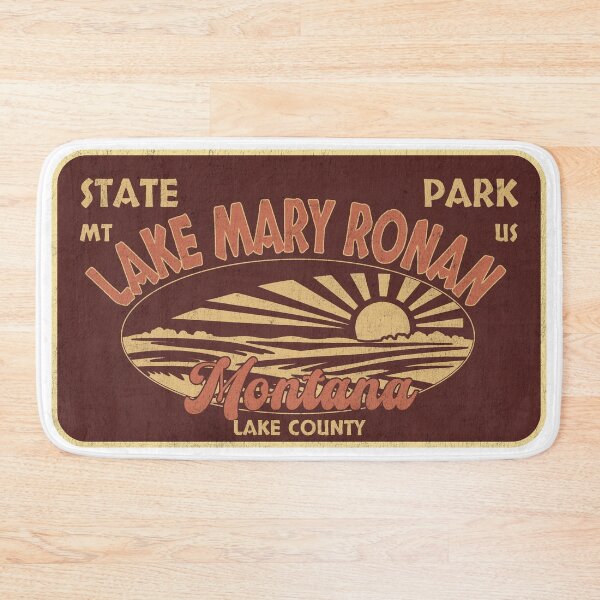 Item preview, Lake Mary Ronan State Park, Lake County, Montana, badge design designed and sold by Wanderful-roads.