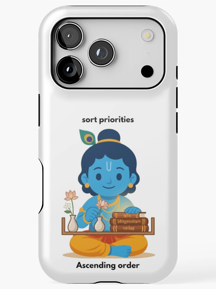 Thumbnail 1 of 4, iPhone Case, sort priorities | Linux Developer Sticker | Terminal Tech Humor designed and sold by BhaktiByte.