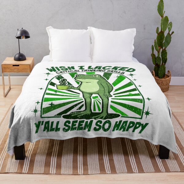 Item preview, Wish I Lacked Critical Thinking Skills Funny Frog Coffee designed and sold by watanabeee.