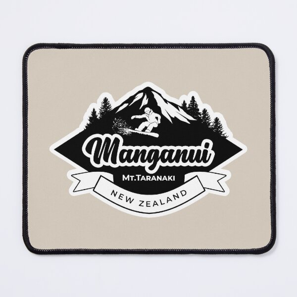 Item preview, Manganui Ski Field, Mt. Taranaki in Black designed and sold by MY NEW ZEALAND.