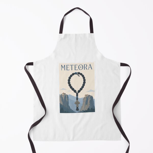 Item preview, Meteora Orthodox Prayer Rope Travel Poster designed and sold by Beyond Destinations.