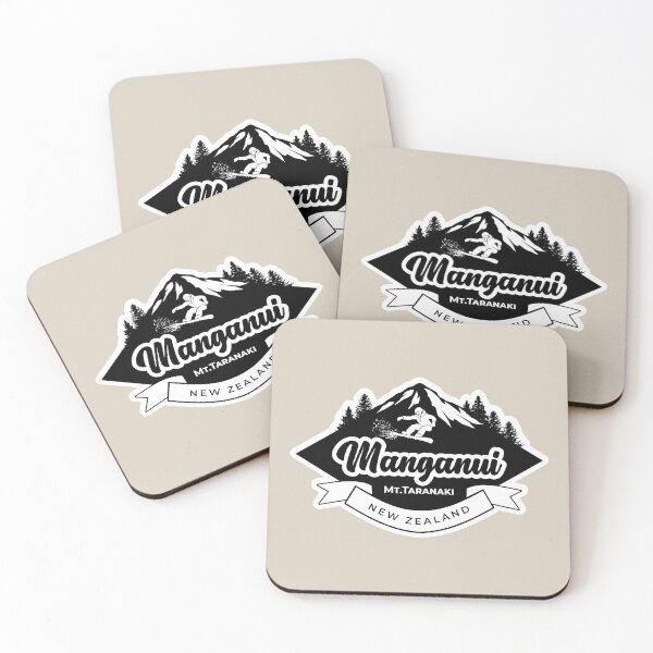 Item preview, Manganui Ski Field, Mt. Taranaki in Black designed and sold by MY NEW ZEALAND.