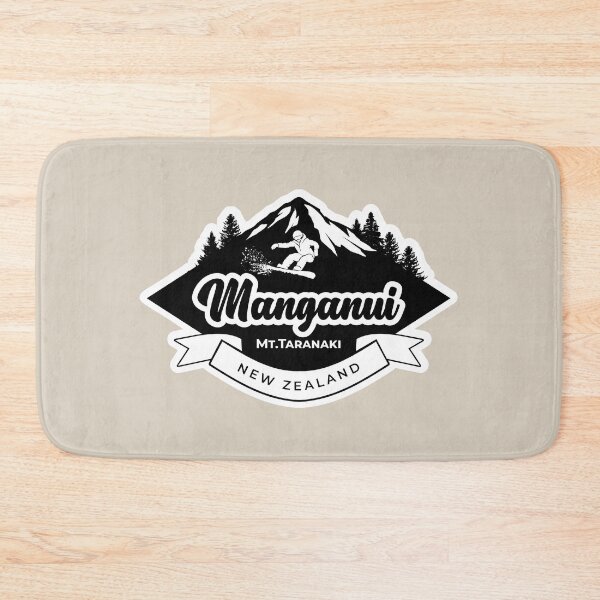 Item preview, Manganui Ski Field, Mt. Taranaki in Black designed and sold by MY NEW ZEALAND.
