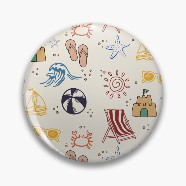 Item preview, Nothing But Summer Fun Cute Doodle Aesthetic Pattern designed and sold by LibertyHub.
