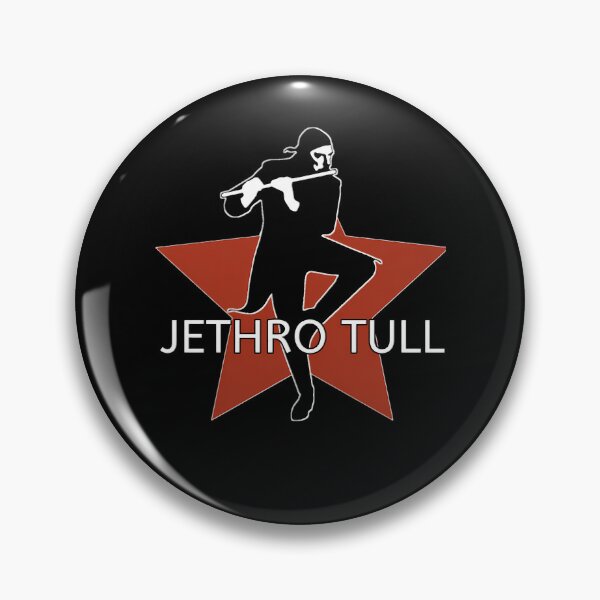 Item preview, Jethro Tull Flute Player Silhouette Against Red Star designed and sold by UrwaCollections.