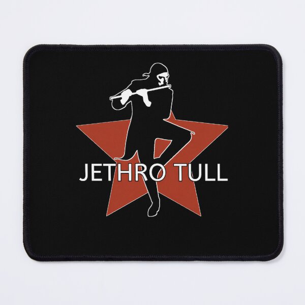Item preview, Jethro Tull Flute Player Silhouette Against Red Star designed and sold by UrwaCollections.