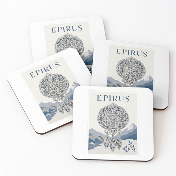 Item preview, Epirus Silver Filigree Pendant Poster designed and sold by Beyond Destinations.