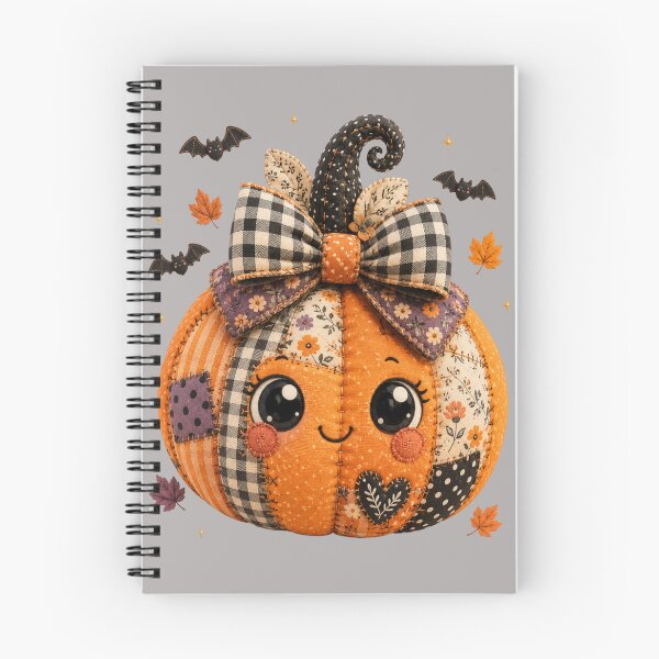 Item preview, Cute Patchwork Pumpkin | Farmhouse Autumn & Halloween Art designed and sold by DecoVibe.