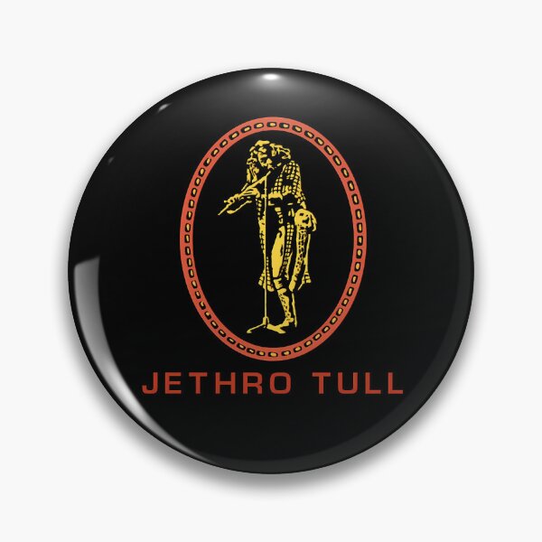 Item preview, Jethro Tull Flute Player Emblem Red Oval designed and sold by UrwaCollections.