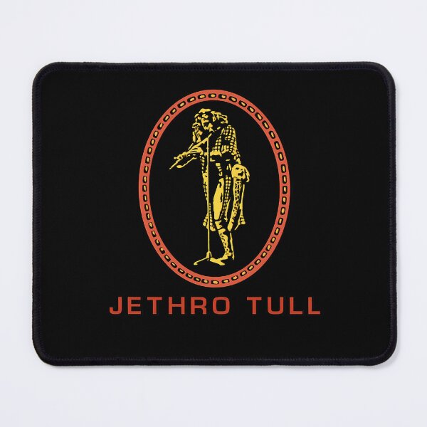 Item preview, Jethro Tull Flute Player Emblem Red Oval designed and sold by UrwaCollections.