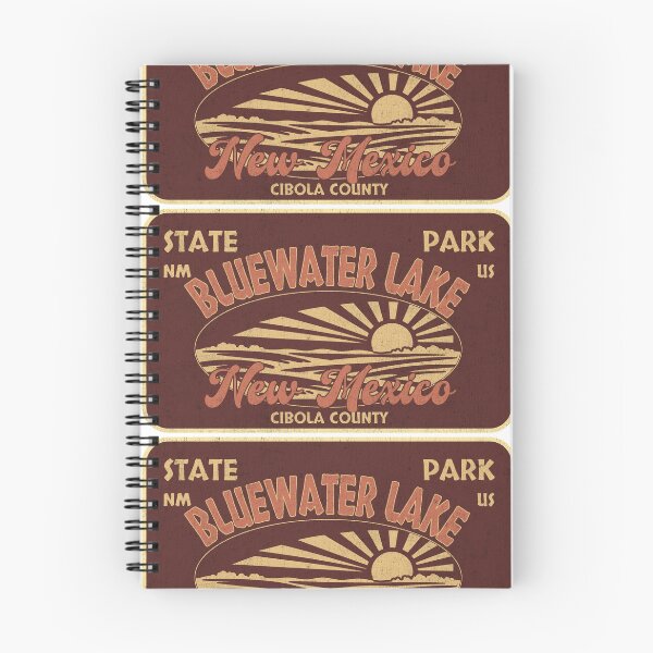 Item preview, Bluewater Lake State Park, Cibola County, New Mexico, badge design designed and sold by Wanderful-roads.