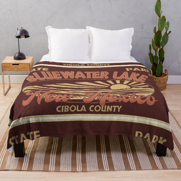 Item preview, Bluewater Lake State Park, Cibola County, New Mexico, badge design designed and sold by Wanderful-roads.
