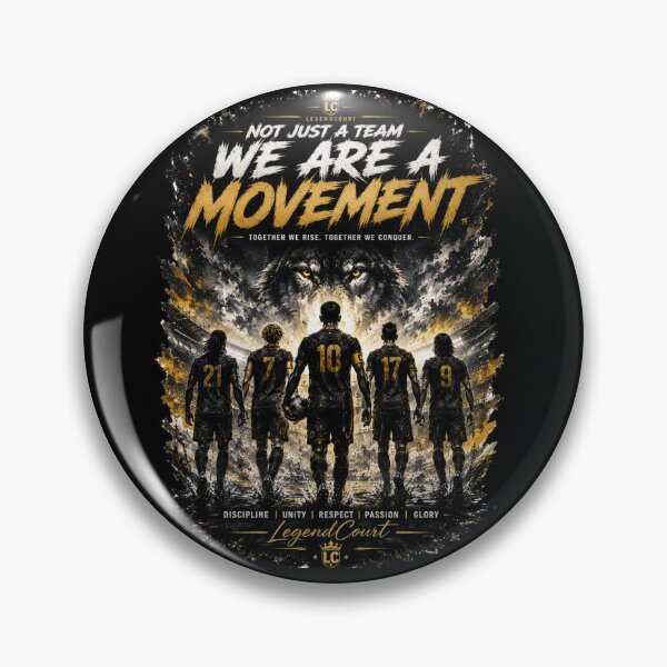 Item preview, We Are A Movement Football Team Design designed and sold by LegendCourt.