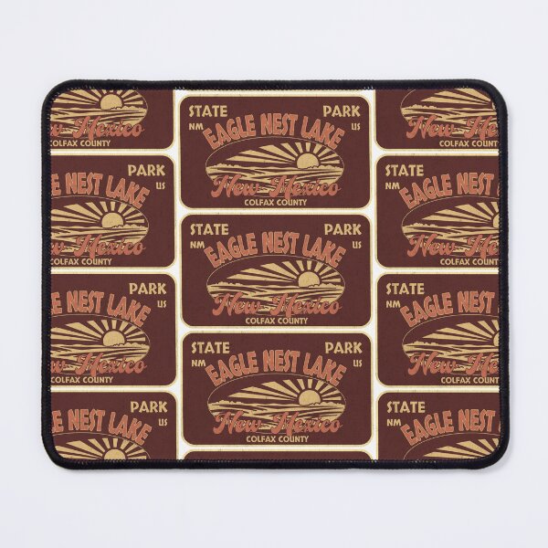 Item preview, Eagle Nest Lake State Park, Colfax County, New Mexico, badge design designed and sold by Wanderful-roads.