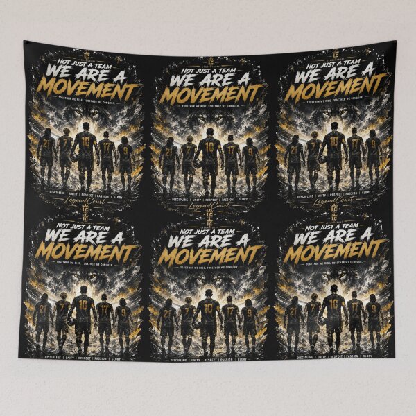Item preview, We Are A Movement Football Team Design designed and sold by LegendCourt.