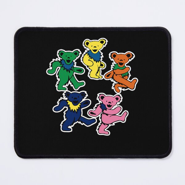 Item preview, Grateful Dead Dancing Bears Multicolored Rock Band designed and sold by UrwaCollections.