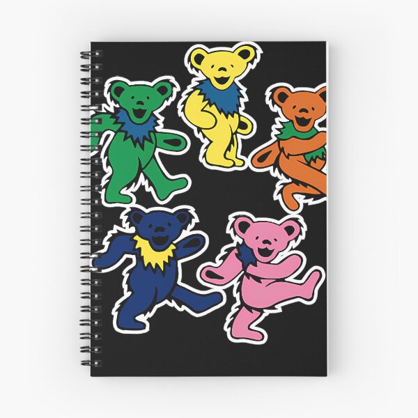 Item preview, Grateful Dead Dancing Bears Multicolored Rock Band designed and sold by UrwaCollections.