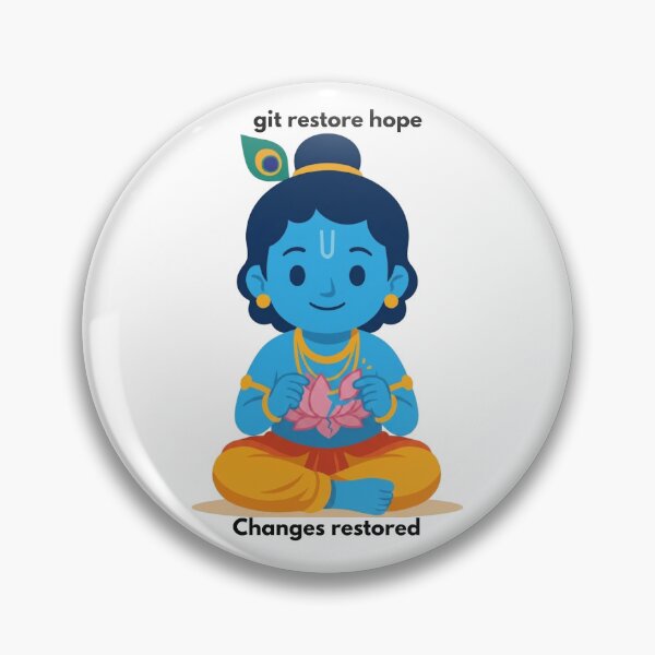 Item preview, git restore hope | Git Developer Sticker | Tech Humor designed and sold by BhaktiByte.