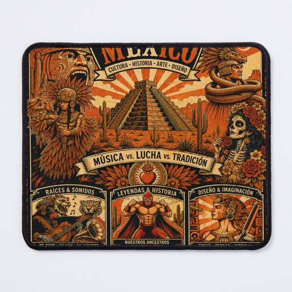 Item preview, El Alma de México – Vintage Mexican Culture Poster designed and sold by zumerdiego.