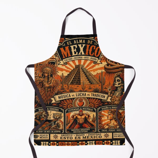 Item preview, El Alma de México – Vintage Mexican Culture Poster designed and sold by zumerdiego.