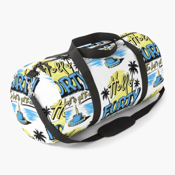 Item preview, Hello Forty Tropical Summer Beach 40th Birthday Vacation Celebration Design designed and sold by illeN-Art-World.