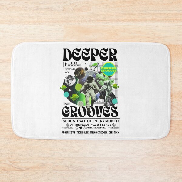 Item preview, DEEPER GROOVES - Zero G Life (Black) designed and sold by Discothreadz.