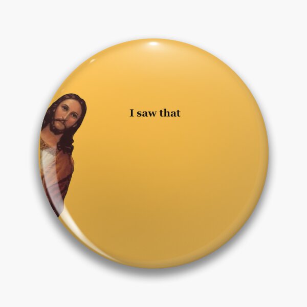 Item preview, Jesus I Saw That – Funny Religious Sticker designed and sold by UltraItems.