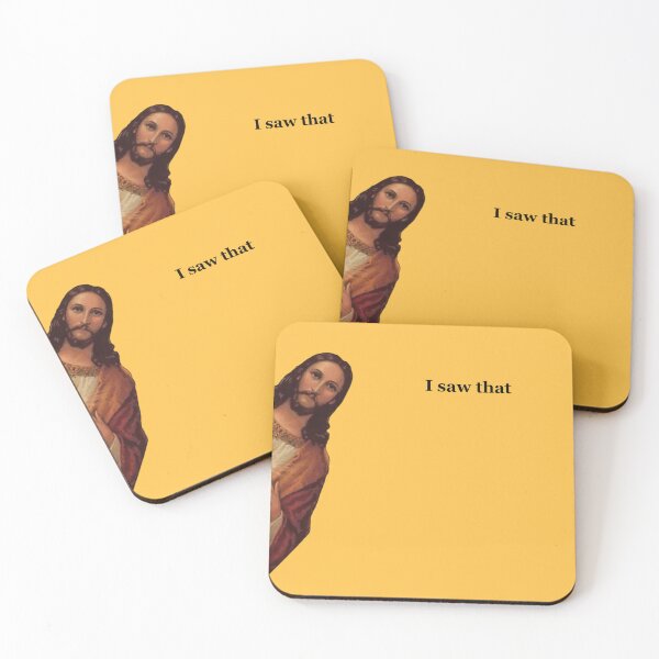 Item preview, Jesus I Saw That – Funny Religious Sticker designed and sold by UltraItems.