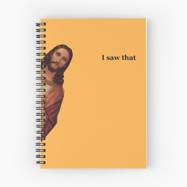 Item preview, Jesus I Saw That – Funny Religious Sticker designed and sold by UltraItems.