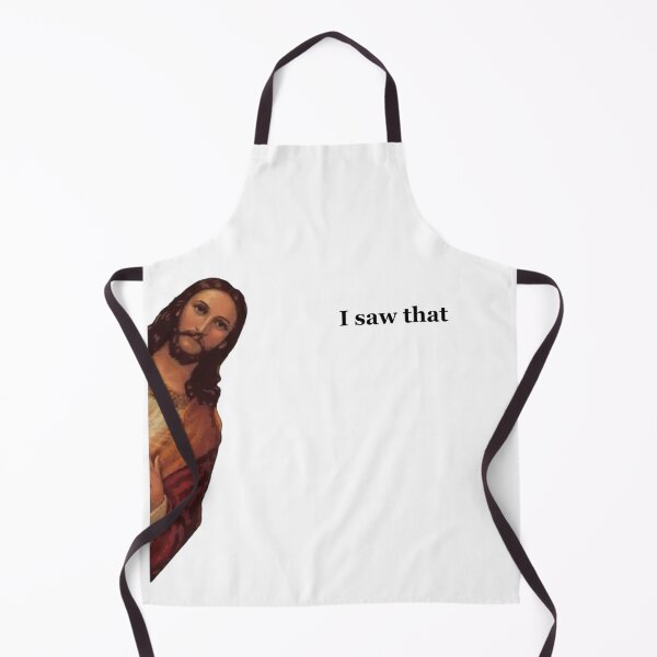 Item preview, Jesus I Saw That – Funny Religious Sticker designed and sold by UltraItems.