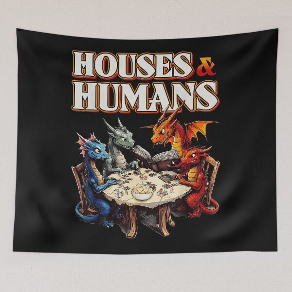 Item preview, Houses & Humans Dungeons Dragons Tabletop Role Playing Gamer designed and sold by MOnnroyu.