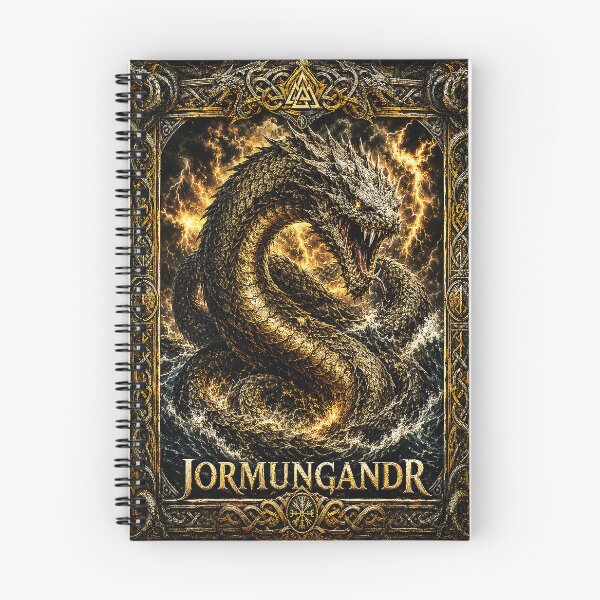 Item preview, JORMUNGANDR – The World Serpent of Ragnarök | Epic Norse Mythology Viking Design designed and sold by Alchemy Forge.