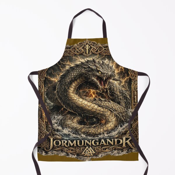Item preview, JORMUNGANDR – The World Serpent of Ragnarök | Epic Norse Mythology Viking Design designed and sold by Alchemy Forge.