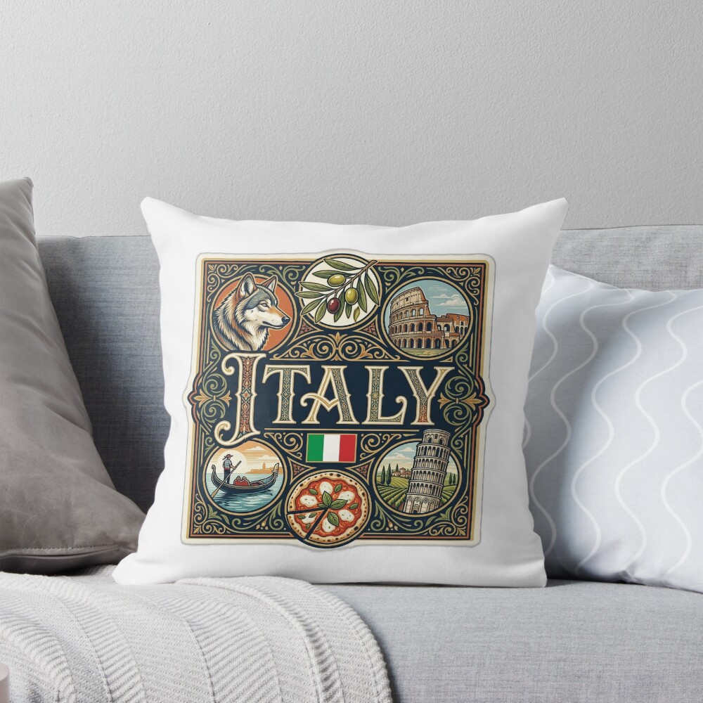 Item preview, Throw Pillow designed and sold by FunFitsFactory.