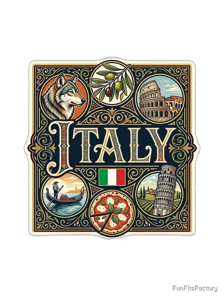 Thumbnail 3 of 3, Scarf, Italy designed and sold by FunFitsFactory.